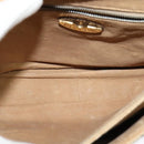 GUCCI GG Supreme Shoulder Bag PVC Beige Gold Auth BA1481-11