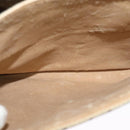 GUCCI GG Supreme Shoulder Bag PVC Beige Gold Auth BA1481-22