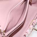 CHANEL Matelasse 20 Chain Shoulder Bag Tweed Pink Gold Tone CC Auth BA14811SM-21