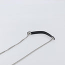 Christian Dior Lady Dior Hand Bag Lamb Skin 2way Black Silver Auth BA14814SM-10