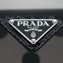 PRADA Polka Dots Tote Bag Mesh Black Auth BA14815M-17