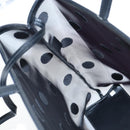 PRADA Polka Dots Tote Bag Mesh Black Auth BA14815M-25