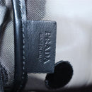 PRADA Polka Dots Tote Bag Mesh Black Auth BA14815M-26