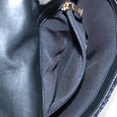 CHANEL Chain Shoulder Bag Tweed Black Gold Tone CC Auth BA14816SM-24