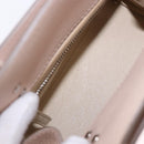 GIVENCHY Horizon Hand Bag Leather 2way Pink Silver Auth BA14820M-10