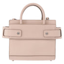 GIVENCHY Horizon Hand Bag Leather 2way Pink Silver Auth BA14820M-2