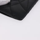 DOLCE&GABBANA Devotion Card Holder Medium Leather Black Gold Tone Auth BA14822V-7
