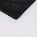 DOLCE&GABBANA Devotion Card Holder Medium Leather Black Gold Tone Auth BA14822V-14
