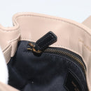 SAINT LAURENT Lulu Shoulder Bag Leather Beige Gold Tone 467072 Auth BA14823V-23