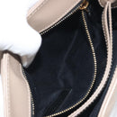 SAINT LAURENT Lulu Shoulder Bag Leather Beige Gold Tone 467072 Auth BA14823V-24