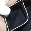 SAINT LAURENT Lulu Shoulder Bag Leather Beige Gold Tone 467072 Auth BA14823V-26