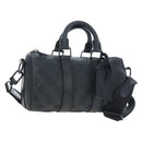 LOUIS VUITTON Monogram Taurillon Keepall Bandouliere 25 M20900 LV Auth BA14824SM-1
