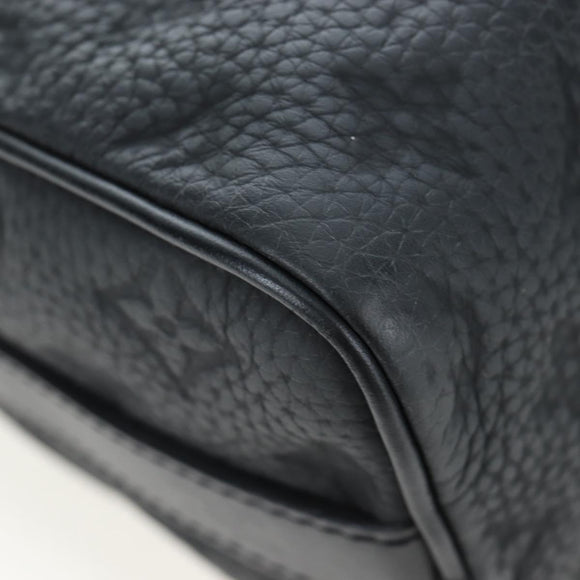 LOUIS VUITTON Monogram Taurillon Keepall Bandouliere 25 M20900 LV Auth BA14824SM