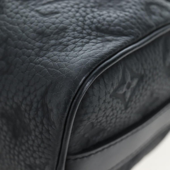 LOUIS VUITTON Monogram Taurillon Keepall Bandouliere 25 M20900 LV Auth BA14824SM