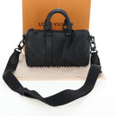 LOUIS VUITTON Monogram Taurillon Keepall Bandouliere 25 M20900 LV Auth BA14824SM-12