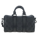 LOUIS VUITTON Monogram Taurillon Keepall Bandouliere 25 M20900 LV Auth BA14824SM-2