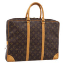 LOUIS VUITTON Monogram Porte Documents Voyage Business Bag M53361 Auth BA14826A-1