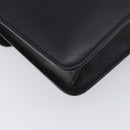 VERSACE Hand Bag Leather 2way Black Silver Auth BA14829-18