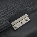 VERSACE Hand Bag Leather 2way Black Silver Auth BA14829-19
