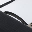 VERSACE Hand Bag Leather 2way Black Silver Auth BA14829-14