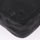 GUCCI GG Implementation Shoulder Bag PVC Black Silver 201448 Auth BA14830-8