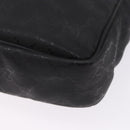 GUCCI GG Implementation Shoulder Bag PVC Black Silver 201448 Auth BA14830-15