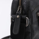GUCCI GG Implementation Shoulder Bag PVC Black Silver 201448 Auth BA14830-9