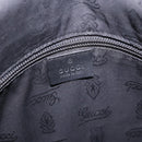 GUCCI GG Implementation Shoulder Bag PVC Black Silver 201448 Auth BA14830-20