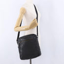 GUCCI GG Implementation Shoulder Bag PVC Black Silver 201448 Auth BA14830-25