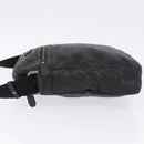 GUCCI GG Implementation Shoulder Bag PVC Black Silver 201448 Auth BA14830-4