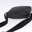GUCCI GG Implementation Shoulder Bag PVC Black Silver 201448 Auth BA14830-6