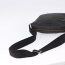 GUCCI GG Implementation Shoulder Bag PVC Black Silver 201448 Auth BA14830-7