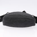 GUCCI GG Implementation Shoulder Bag PVC Black Silver 201448 Auth BA14830-5