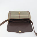 Burberrys Nova Check Shoulder Bag Canvas Beige Gold Tone Auth BA14831-15