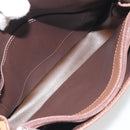 Burberrys Nova Check Shoulder Bag Canvas Beige Gold Tone Auth BA14831-16
