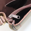Burberrys Nova Check Shoulder Bag Canvas Beige Gold Tone Auth BA14831-20