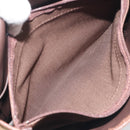 Burberrys Nova Check Shoulder Bag Canvas Beige Gold Tone Auth BA14831-21