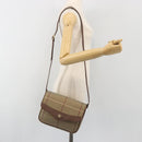 Burberrys Nova Check Shoulder Bag Canvas Beige Gold Tone Auth BA14831-23