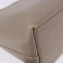 GUCCI Bamboo Shoulder Bag Leather Beige Gold Tone 001 2058 1883 Auth BA14832-10