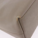 GUCCI Bamboo Shoulder Bag Leather Beige Gold Tone 001 2058 1883 Auth BA14832-12