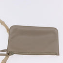 GUCCI Bamboo Shoulder Bag Leather Beige Gold Tone 001 2058 1883 Auth BA14832-19