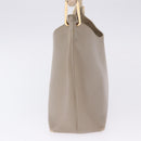 GUCCI Bamboo Shoulder Bag Leather Beige Gold Tone 001 2058 1883 Auth BA14832-5