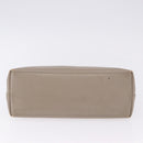 GUCCI Bamboo Shoulder Bag Leather Beige Gold Tone 001 2058 1883 Auth BA14832-9