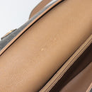 Christian Dior Honeycomb Shoulder Bag PVC Leather Black Gold Tone Auth BA14833-11