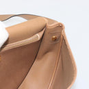 Christian Dior Honeycomb Shoulder Bag PVC Leather Black Gold Tone Auth BA14833-19