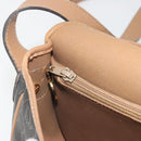 Christian Dior Honeycomb Shoulder Bag PVC Leather Black Gold Tone Auth BA14833-21