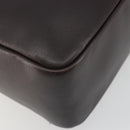 GUCCI Bamboo Hand Bag Leather Brown Gold Tone 000 3444 0575 Auth BA14834-11