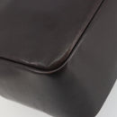 GUCCI Bamboo Hand Bag Leather Brown Gold Tone 000 3444 0575 Auth BA14834-13