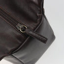 GUCCI Bamboo Hand Bag Leather Brown Gold Tone 000 3444 0575 Auth BA14834-14