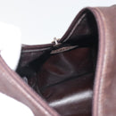 GUCCI Bamboo Hand Bag Leather Brown Gold Tone 000 3444 0575 Auth BA14834-17
